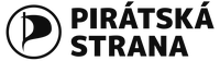 Logo strany 'registrovaný příznivce Pirátů'